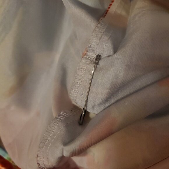 Vibrant Print Robe Coverup Kimono One Size Multicolor EUC - Picture 5 of 6